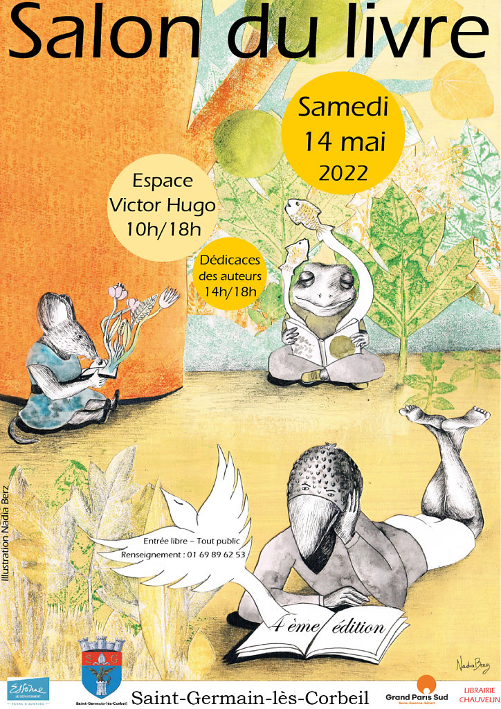 Salon du livre Expo + atelier illustration + Contes musicaux 