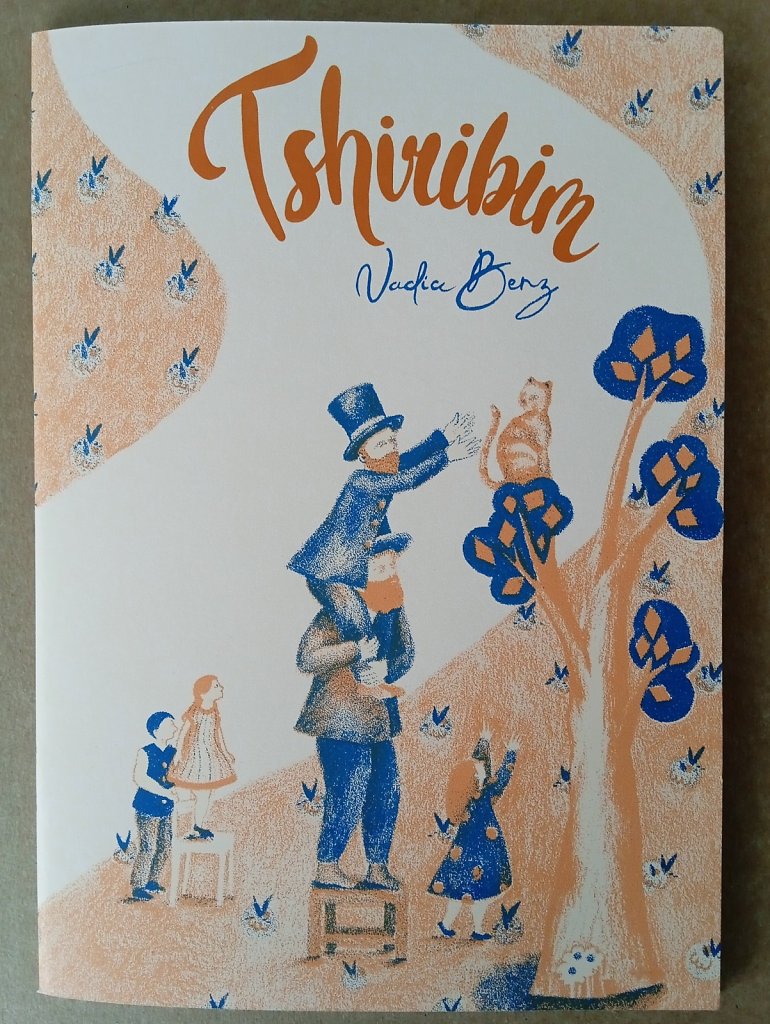 Livre tshiribim imprimé en sérigraphie avec l'Appât + qr code musical 17€